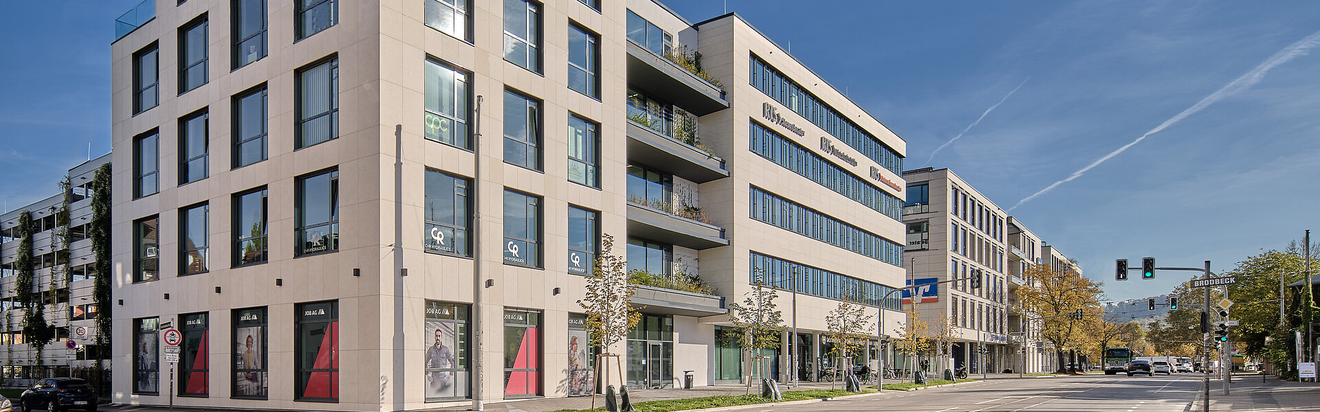 Gebäude von außen auf der Daimlerstrasse 127 in Stuttgart