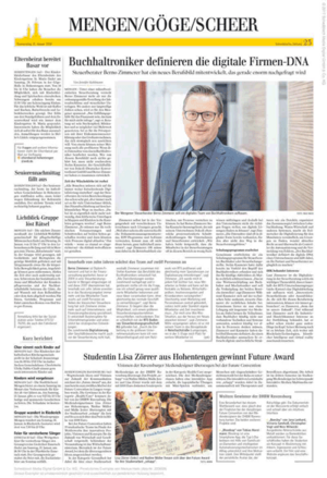 Zeitungsartikel-RTS-Mengen-Buchhaltroniker